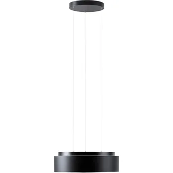 Svítidlo OSMONT ERIS LEC3 závěsné skleněné svítidlo černá IP40 3000 K 34W LED - OSMONT OS ERI67402