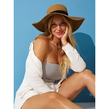 Klobouk Sinsay - Klobouk s páskou - vícebarevná - 8679F-MLC - 8679F-MLC-ONE