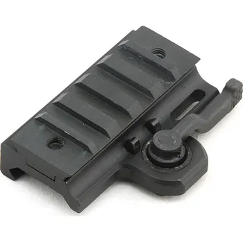 JJ Airsoft Krátká rychloupínací 0,5" (13mm) RIS montáž pro kolimátory -černá