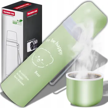 Termoska OCELOVÁ TERMOSKA VAKUOVÁ TERMO HRNEK LAHEV NA PITÍ 500ML 0,5L NA KÁVU XXL