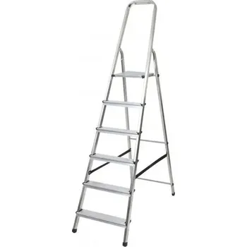 Žebřík Žebřík DRABEST z hliníku 1 x 6 až 150 kg