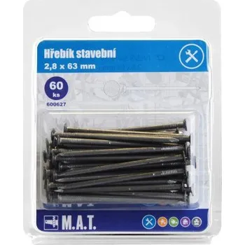 Hřebík hřebík stavební 63x2,8mm (60ks)