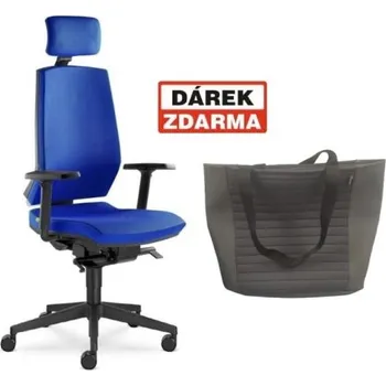 Židle kancelářská LD Seating STREAM 285 SYS, područky, modrá