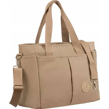 Kabelka Dámský nylonový shopper Barva: Béžová