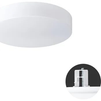 Koupelnové svítidlo OSMONT DEL63114 DELIA V1 stropní/nástěnné plastové polovestavné svítidlo bílá IP44 2700-6500 K 18W LED