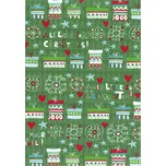 papír vánoční balicí 0,7x 2m mix dekorů