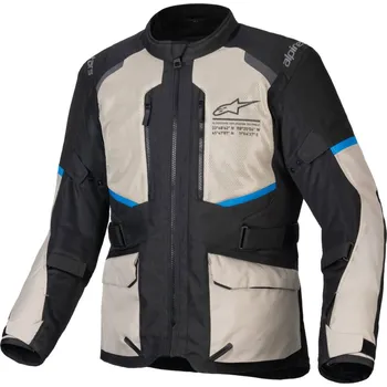 Moto bunda Bunda na motorku Alpinestars Andes Air Drystar černo-šedo zeleno-modrá XL