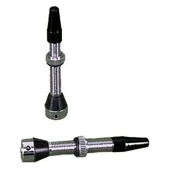 Sport Bezdušové ventilky HAVEN STEEL 44 MM UNI Stříbrná, Černá