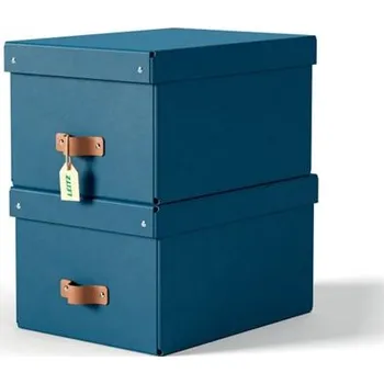 Úložný box LEITZ úložný box, karton, velikost M, 2 ks námořnická modrá 61490068