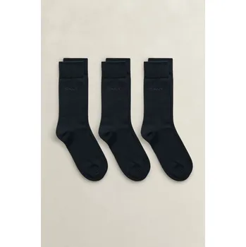 Pánské oblečení PONOŽKY GANT MERCERIZED COTTON SOCKS 3-PACK MARINE
