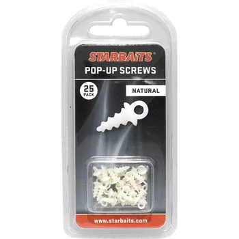 Starbaits Vrut na Boilie Pop-Up Screws 25ks Barva: Bílá