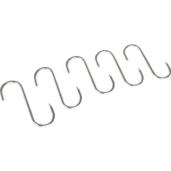 Kuchyňské náčiní hák řeznický 10x6,2cm, pr.4,5mm nerez (5ks)