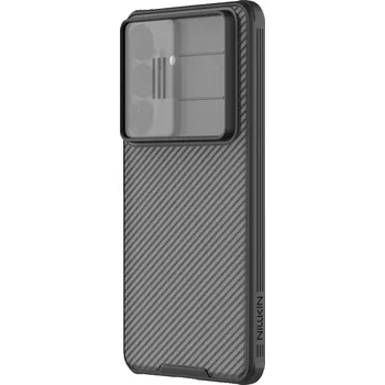 Pouzdro na mobilní telefon Zadní kryt Nillkin CamShield PRO pro Samsung Galaxy S26+, transparentní černá