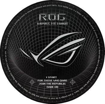 Podložka pod myš Podlahová herní podložka ROG Cosmic Mat II černá