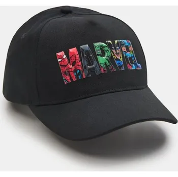 Oblečení a móda Sinsay - Bavlněná baseballová kšiltovka Marvel - černá - 232HH-99X - 232HH-99X-S