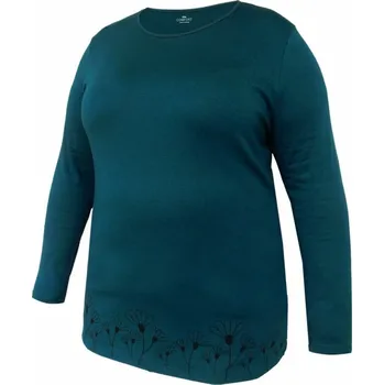 Dámské tričko Dámské tričko, dlouhý rukáv KUTORA 882 petrolejová 5XL