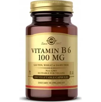 Vitamin B6 (pyridoxin) Solgar 100 mg (100 kapslí)