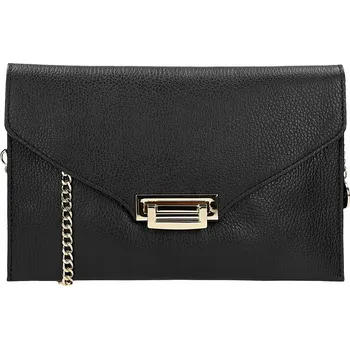 Kabelka Kabelka psaníčko Wojas , přírodní kůže, černá