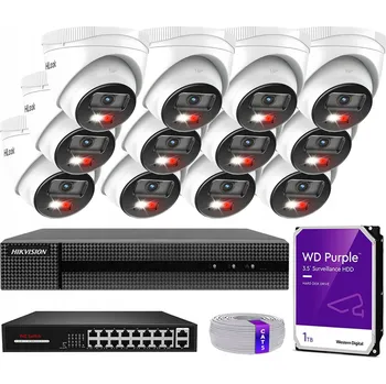 IP kamera SADA MONITORINGU 16 KAMER, 4TB DISK, POE IP, VENKOVNÍ Hikvision Hilook 4MP