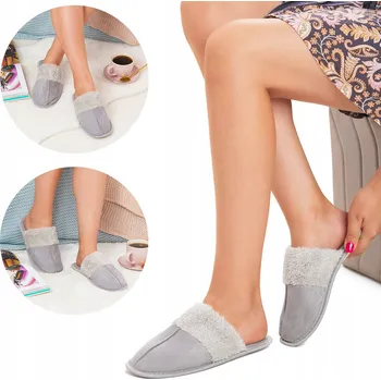 Dámské pantofle Domácí pantofle, dámské pantofle MĚKKÉ kožíšek LEHKÉ stylové Axim 37