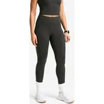 DOMYOS Dámské sportovní legíny s vysokým pasem tvarující XS ŠEDÁ