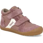 Barefoot dětské kotníkové boty Koel - Dari Tex Cotton Old pink růžové Velikost: 25