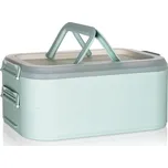 dóza s uchy, 2 patra, 40x28x17,8cm PH MINT/TRA