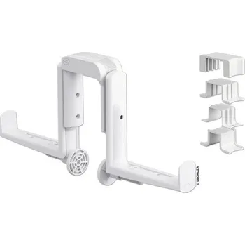 Stojan na květiny Držák na truhlík Lechuza DUO WALL bílý