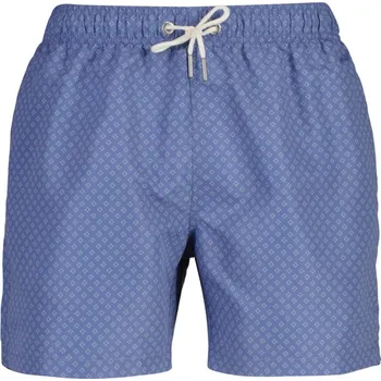 Pánské plavky PLAVKY GANT MINI GEOMETRIC PRINT SWIM SHORTS FADED DENIM