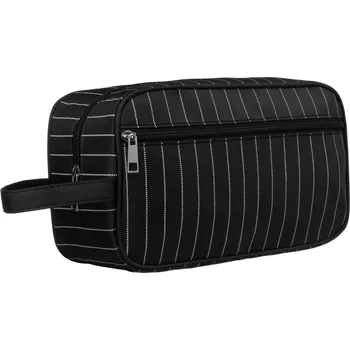 Šperkovnice Cestovní kosmetická taštička ze syntetického materiálu Barva: Černá