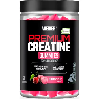 Kreatin Weider Premium Creatine Gummies 60 ks třešeň