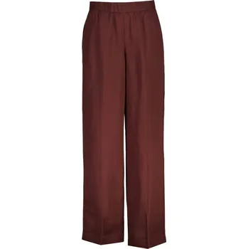 Dámské kalhoty KALHOTY GANT LINEN BLEND PULL ON PANTS FRESH SOIL