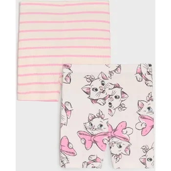 Sinsay - Krátké legíny 2 pack The Aristocats - broskvová - 878EG-24X - 878EG-24X-74