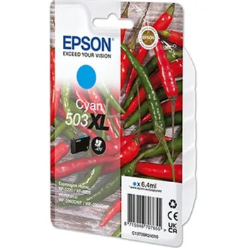 Náplň Epson 503XL, C13T09R24010 azurová