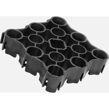 Zatravňovací dlažba Ecoraster E80 heavy - černá, 33 x 33 x 8cm