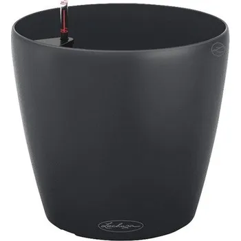 Květináč Samozavlažovací květináč Lechuza Classico Color Ø 59 x 56 cm břidlicově šedý včetně zavlažovacího systému, substrátu a ukazatele hladiny vody