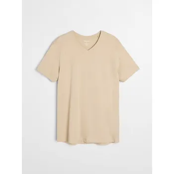 Sinsay - Bavlněné tričko Basic - béžová - 290HL-08X - 290HL-08X-3XL