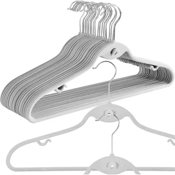 Věšák Věšáky na oblečení ROXI 50 ks šedé