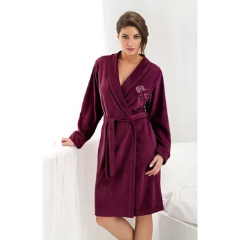 Dámský župan DÁMSKÝ ŽUPAN FR-107 BIG kaštanové 3xl