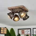 Brilliant 72035/84 Stropní svítidlo CARMEN WOOD hranaté