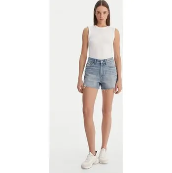 Dámské džíny Calvin Klein Jeans Džínové šortky LV047F765G Modrá Straight Fit 28