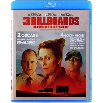 Blu-ray film Three Billboards Outside Ebbing, Missouri (Trzy billboardy za Ebbing, Missouri) Blu-ray disk