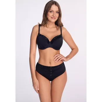 Dámské plavky Ava SK 252 Černá plavková podprsenka s plnými košíčky černá 75F