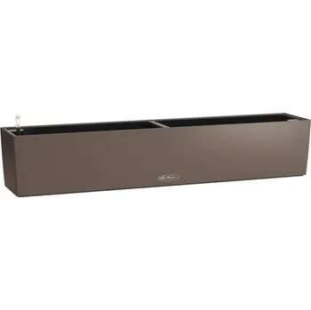 Truhlík Samozavlažovací truhlík Lechuza Balconera Color plast 99 x 19 x 19 cm muškátový oříšek včetně zavlažovacího systému, ukazatele hladiny vody a vložky na rostliny