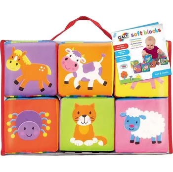 Hračka Veselé textilní kostky