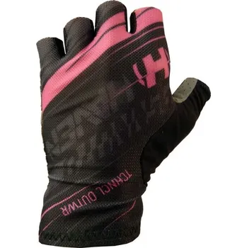 Rukavice na kolo HAVEN PENNUTO SHORT XL Černá, Tmavě šedá, Růžová