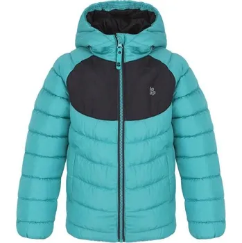 Chlapecká bunda Chlapecká bunda LOAP ISNUM 158/164 Tyrkysová, Černá