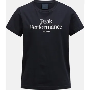 Dívčí košile TRIČKO PEAK PERFORMANCE JR ORIGINAL TEE BLACK