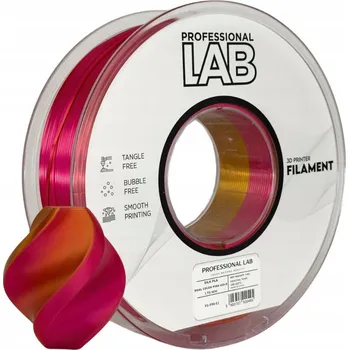 3D tisk Filament Silk PLA Dvoubarevný Pink-Zlatá 1,75 mm 1 kg Professional Lab