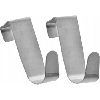 Věšák Ocelový věšák na dveře, 2 ks